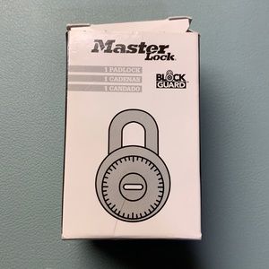Master Lock with combination key